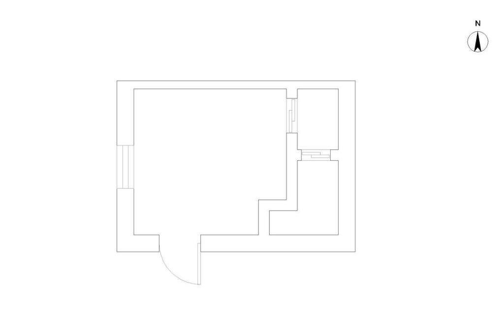 One-room apartment Via Rubens, Milano (neighborhood Gambara) - floor plans 1