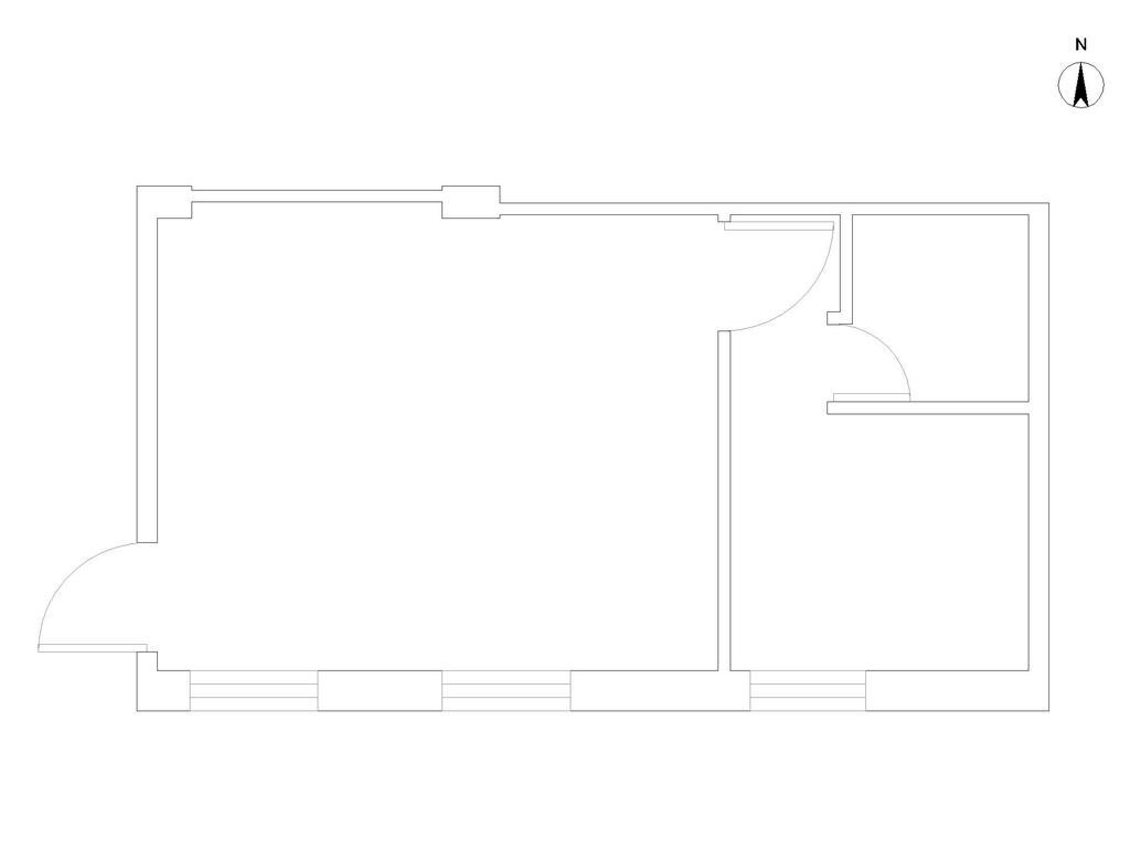 Two-room apartment Via Giovanni Battista Moroni, Milano (neighborhood Gambara) - floor plans 1