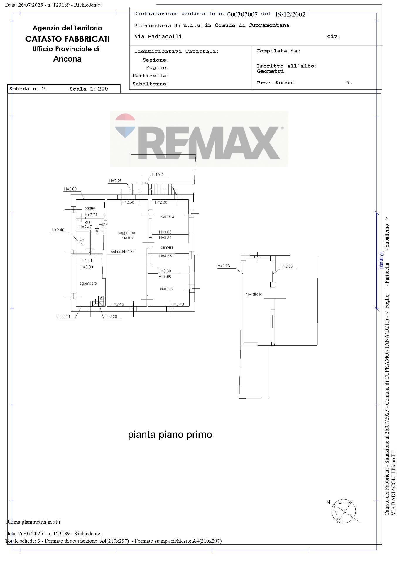 Pianta 2D - Rustic Via Badiacolli, Cupramontana - floor plans 1