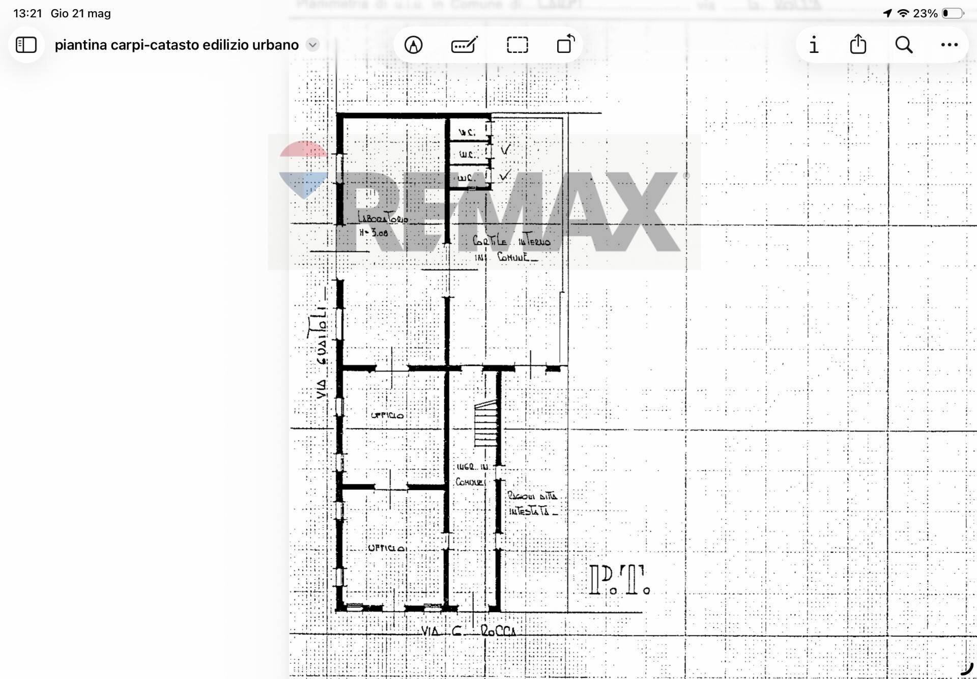 Pianta 2D - Independent house Via Giuseppe Rocca
 
52, Carpi - floor plans 1