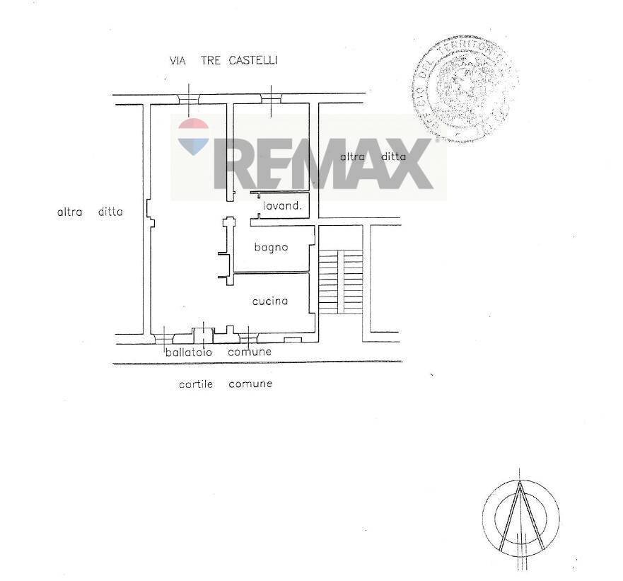 Pianta 2D - Bilocale Via Tre Castelli
 
45, Milano - planimetria 1