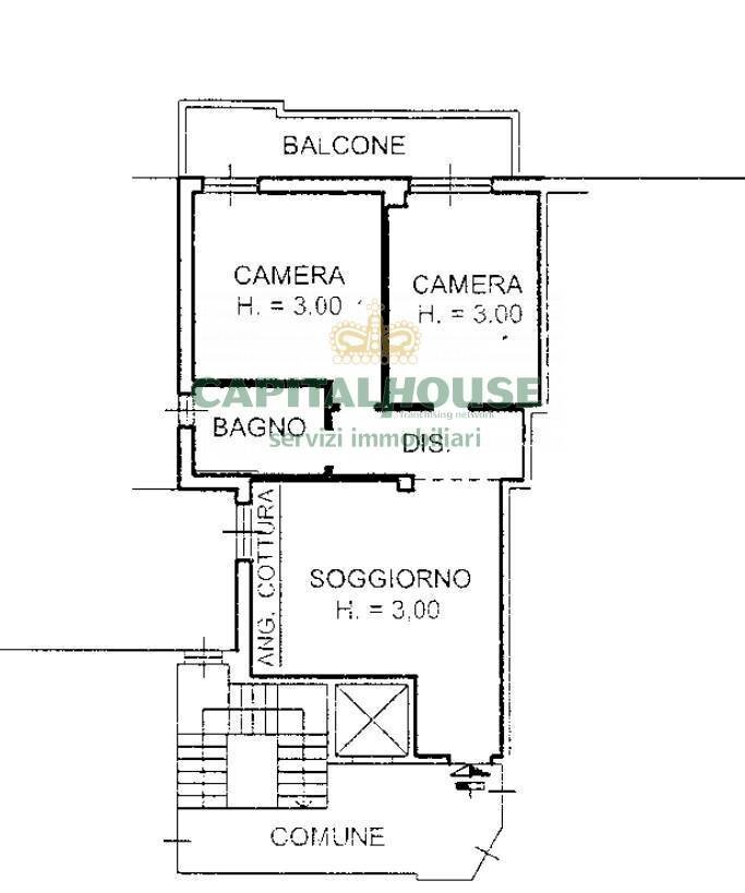 Foto 18 - Trilocale via giuseppe bentivogli, Castenaso - planimetria 1