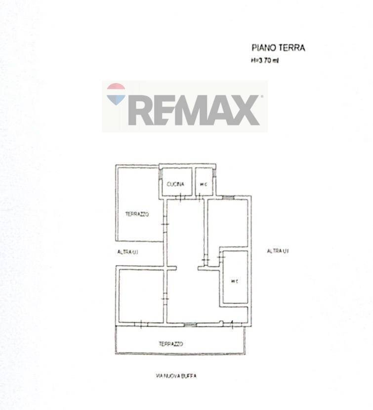Pianta 2D - Four-room apartment Via Nuova Buffa
 
46, Palermo - floor plans 1