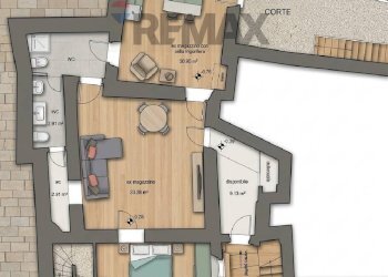 Pianta 2D - Semi-detached house via regina, Brienno - photo 39