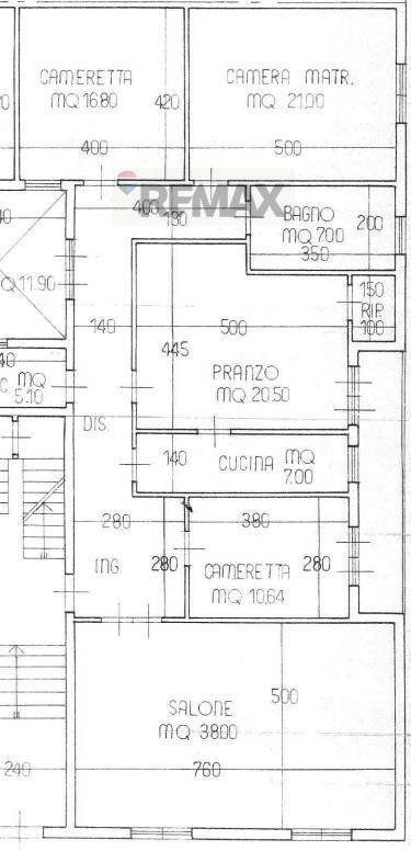 Pianta 2D - Apartment via Capitano Coria
 
1, Vittoria - floor plans 1
