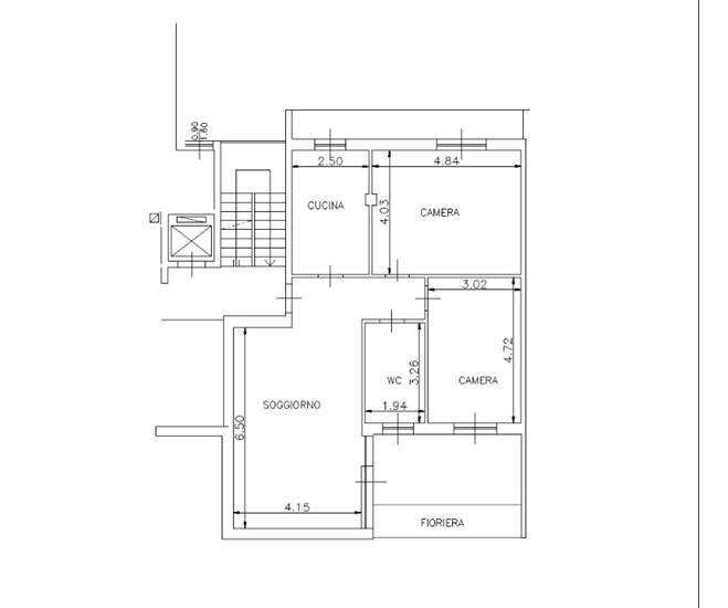Foto 22 - Three-room apartment Viale Borri
 
162, Varese - floor plans 1