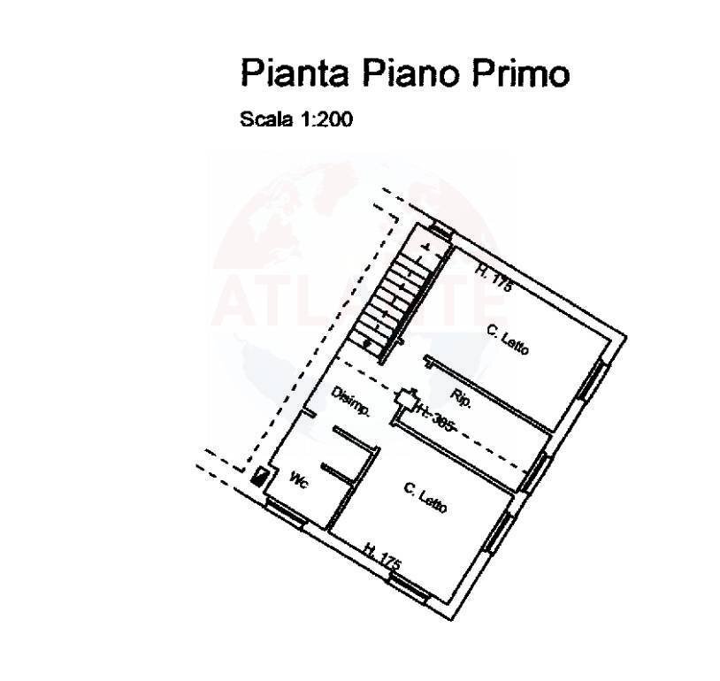 Foto 32 - Casa semi indipendente REGIONE VALLERANA
 
97, Alice Bel Colle - planimetria 1