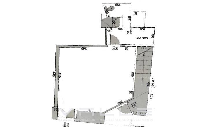 Planimetria - Negozio via Marconi, Trescore Balneario - planimetria 1