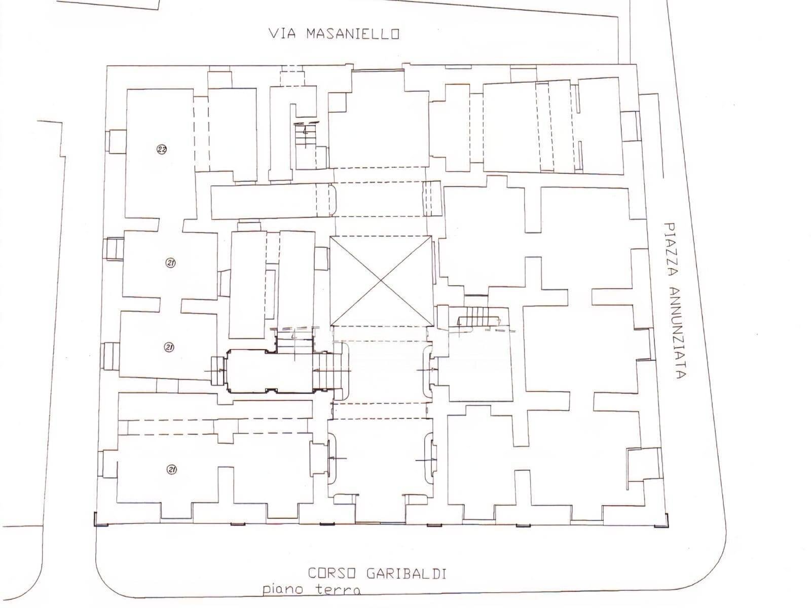 Foto 75 - Stabile - Palazzo Corso Garibaldi
 
21/3, Ispica - planimetria 1