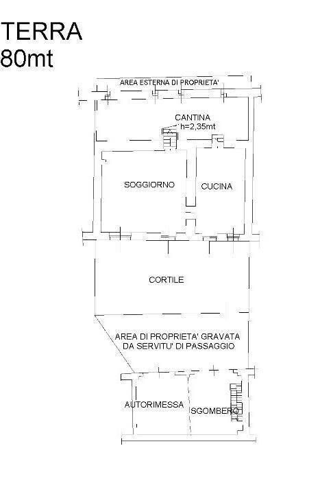 Casa indipendente via Rondissone, 17, Mazzè - planimetria 1