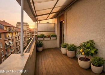 Terrazzo - Three-room apartment via Chiesa della Salute, Torino (neighborhood Borgo Vittoria) - photo 35