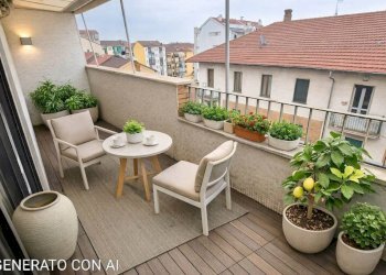 Terrazzo - Three-room apartment via Chiesa della Salute, Torino (neighborhood Borgo Vittoria) - photo 37