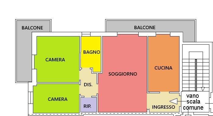 Foto 23 - Three-room apartment Via Libertà, Rottofreno - floor plans 1