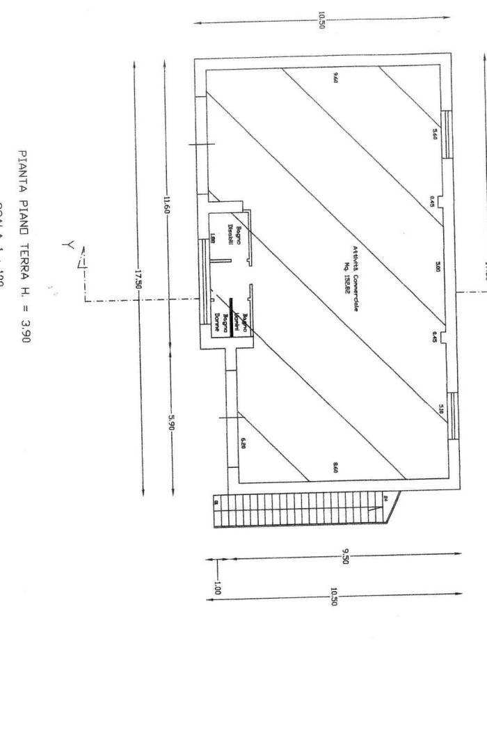 Negozio strada Regionale Formia-Cassino, Ausonia - planimetria 1