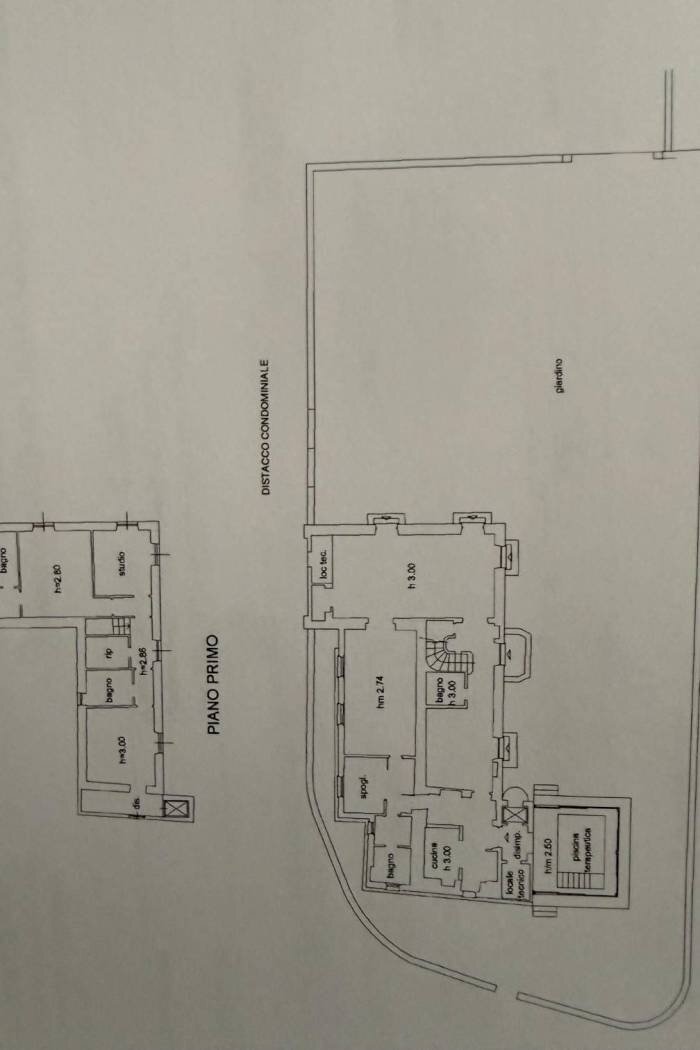 Villa via Angelo Carrara, Genova (neighborhood Quarto) - floor plans 1