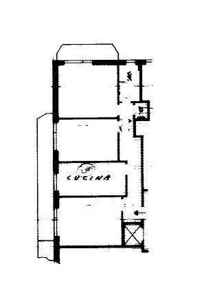 Three-room apartment via Camillo Vianson, 20, Genova (neighborhood Pegli) - floor plans 1