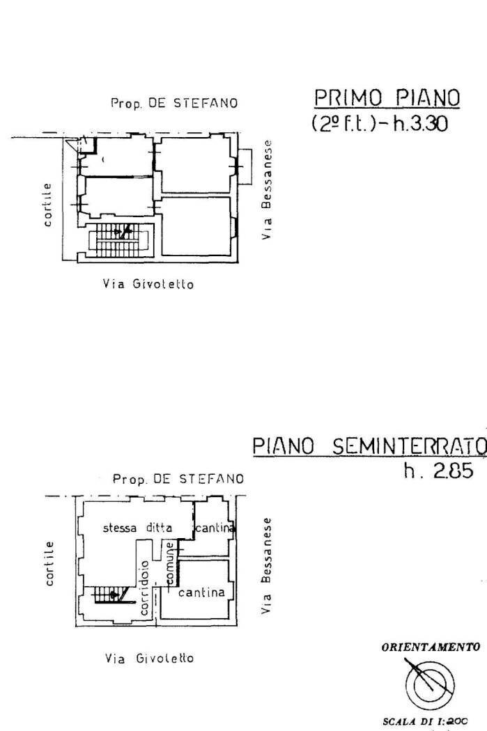 Trilocale via Givoletto, 10, Torino - planimetria 1