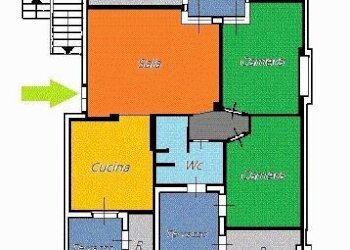 Planimetria - Appartamento via Bodina, 44, Cuneo (zona Donatello) - foto 18