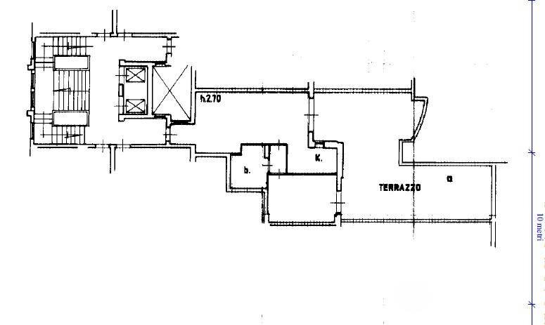 Two-room apartment via Durban, 20, Roma (neighborhood Torrino) - floor plans 1