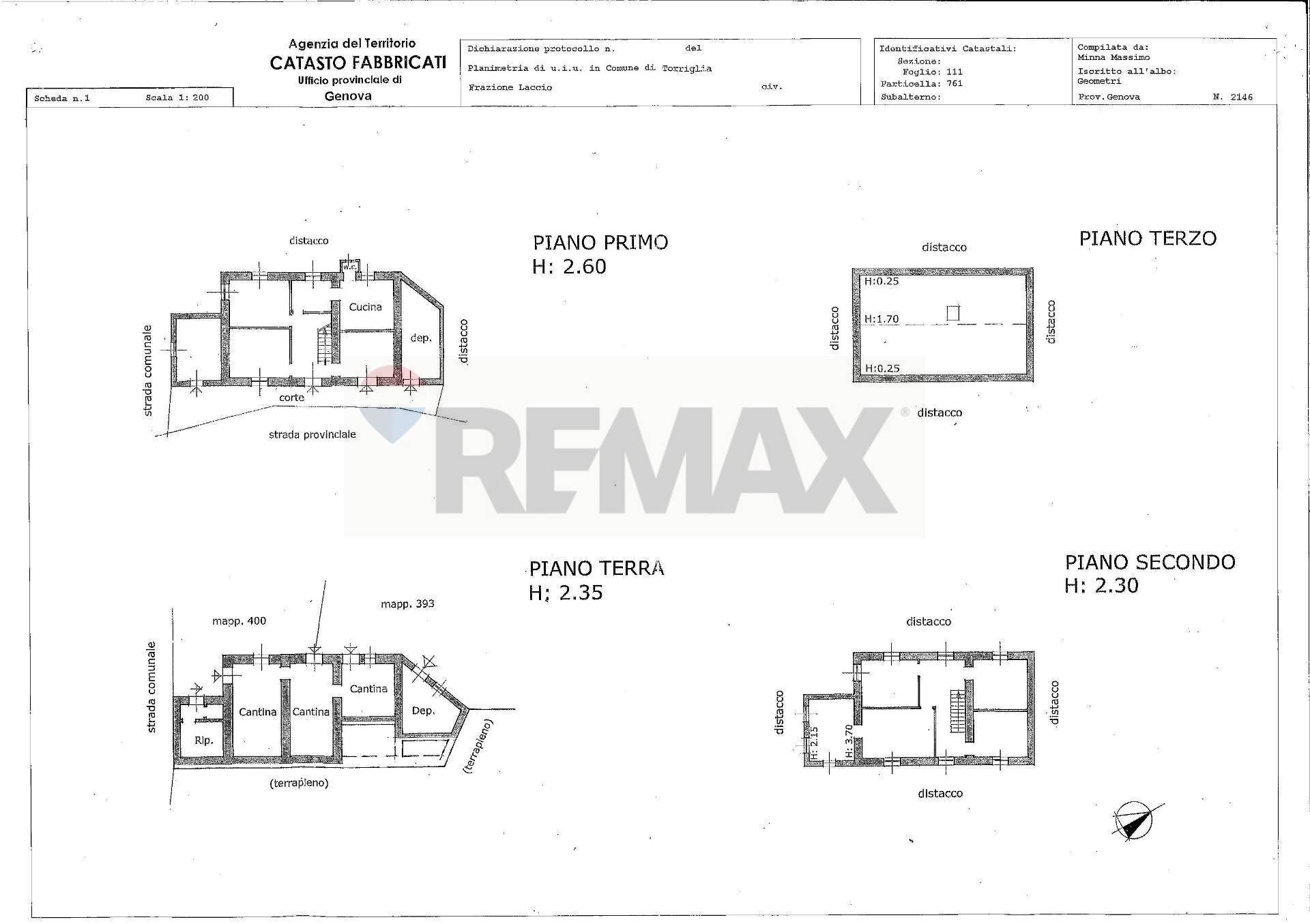 Pianta 2D - Rustico Località Laccio
 
snc, Torriglia - planimetria 1