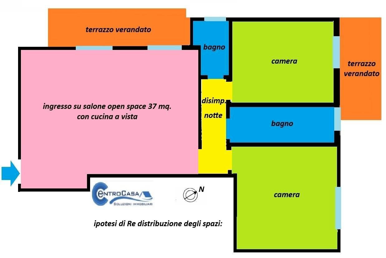 Quadrilocale San Lazzaro di Savena - planimetria 1