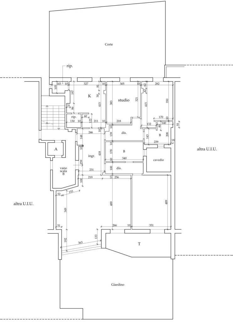 Quadrilocale via Padre Semeria, 288, Sanremo - planimetria 1