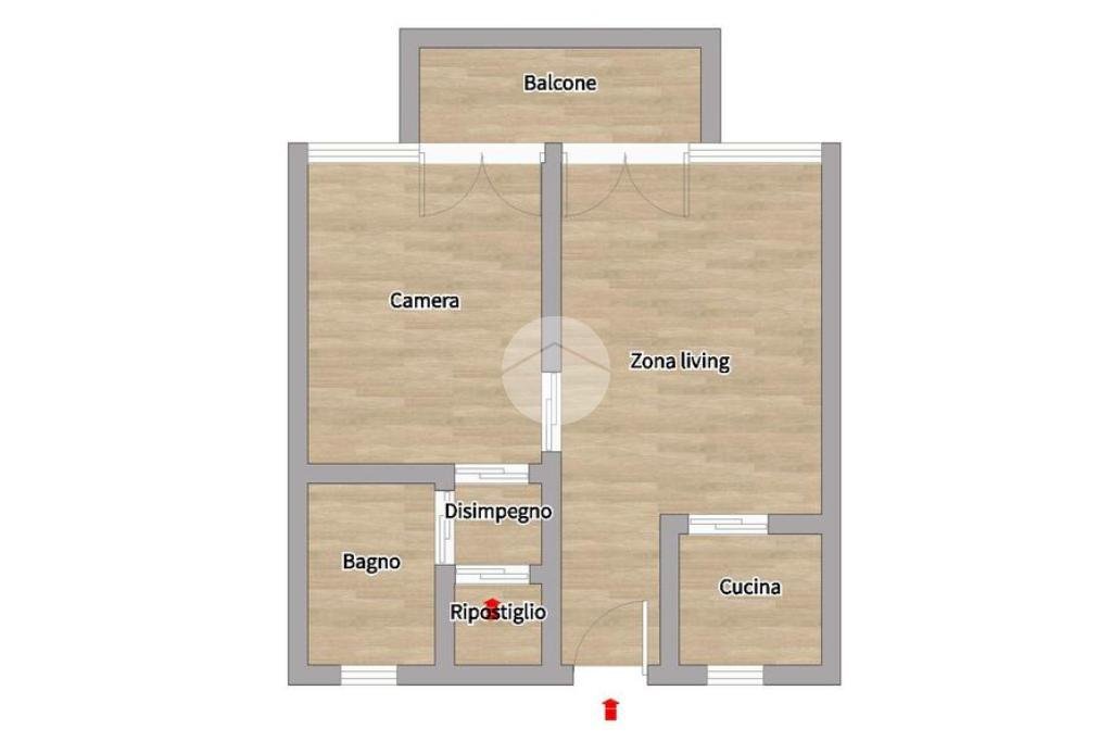 Appartamento Via Antonio Tolomeo Trivulzio, Milano (zona Gambara) - planimetria 1