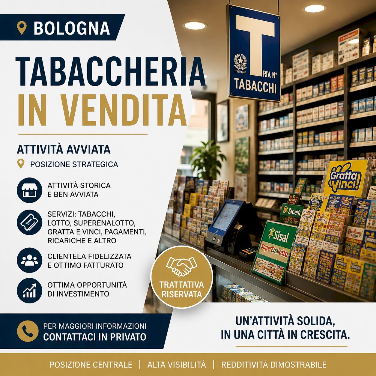 2 - Tabaccheria Bologna (zona Centro Storico) - foto 1
