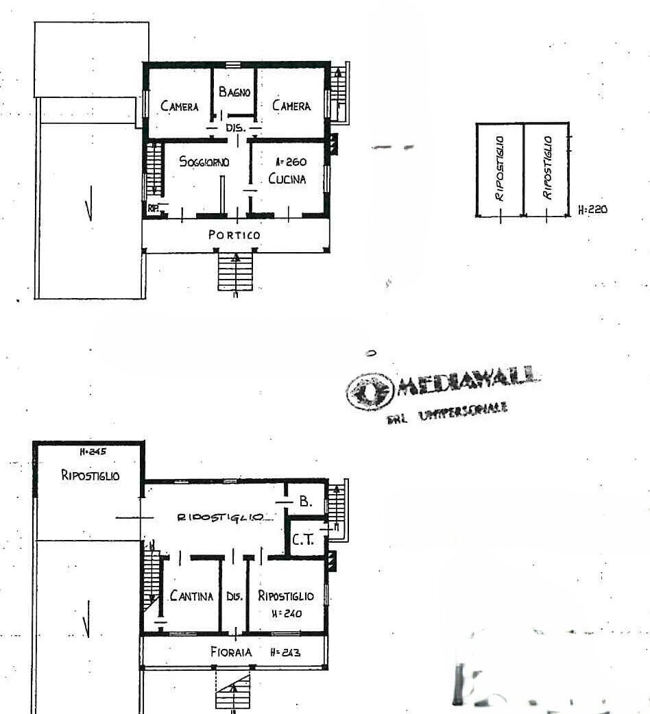 PLN_1 - Independent house Via Ettore Fieramosca, Fontanafredda - floor plans 1