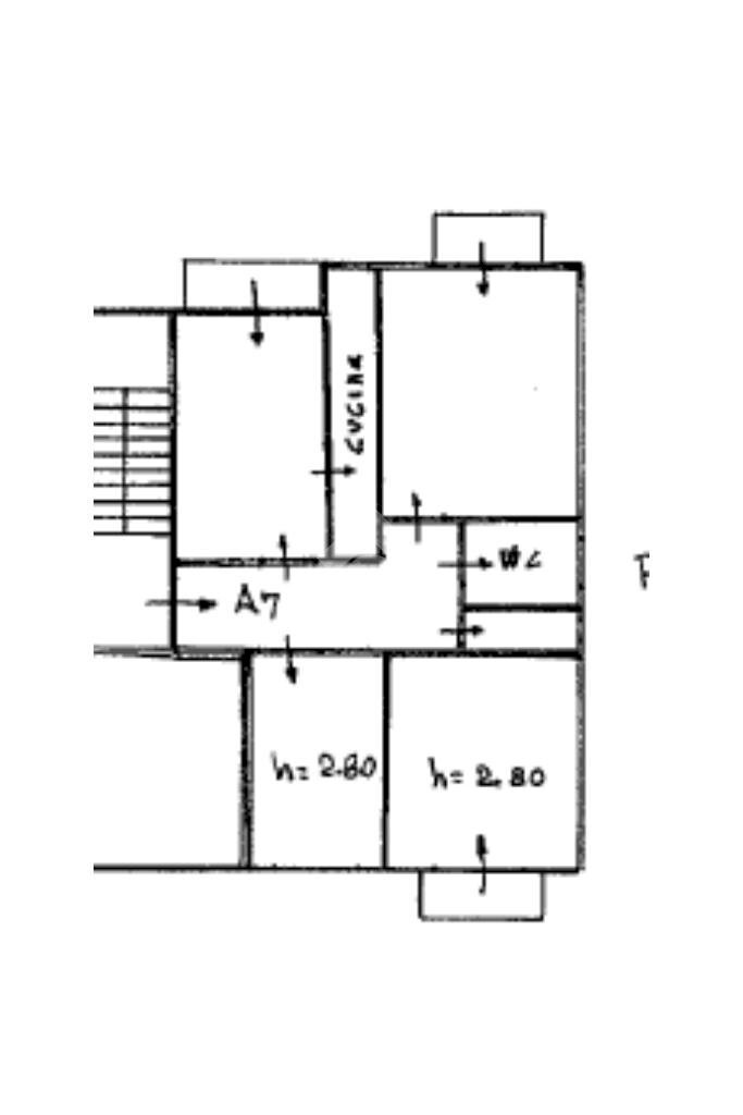 Three-room apartment Via Balzaretti, Novara - floor plans 1