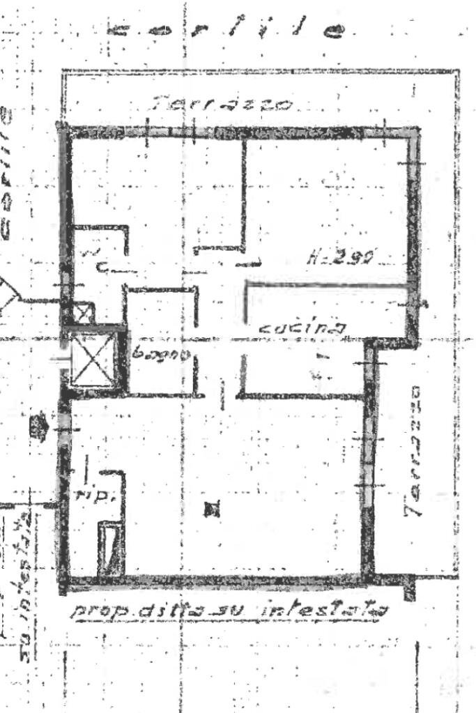 Three-room apartment via Cesare Pavese, Settimo Milanese - floor plans 1