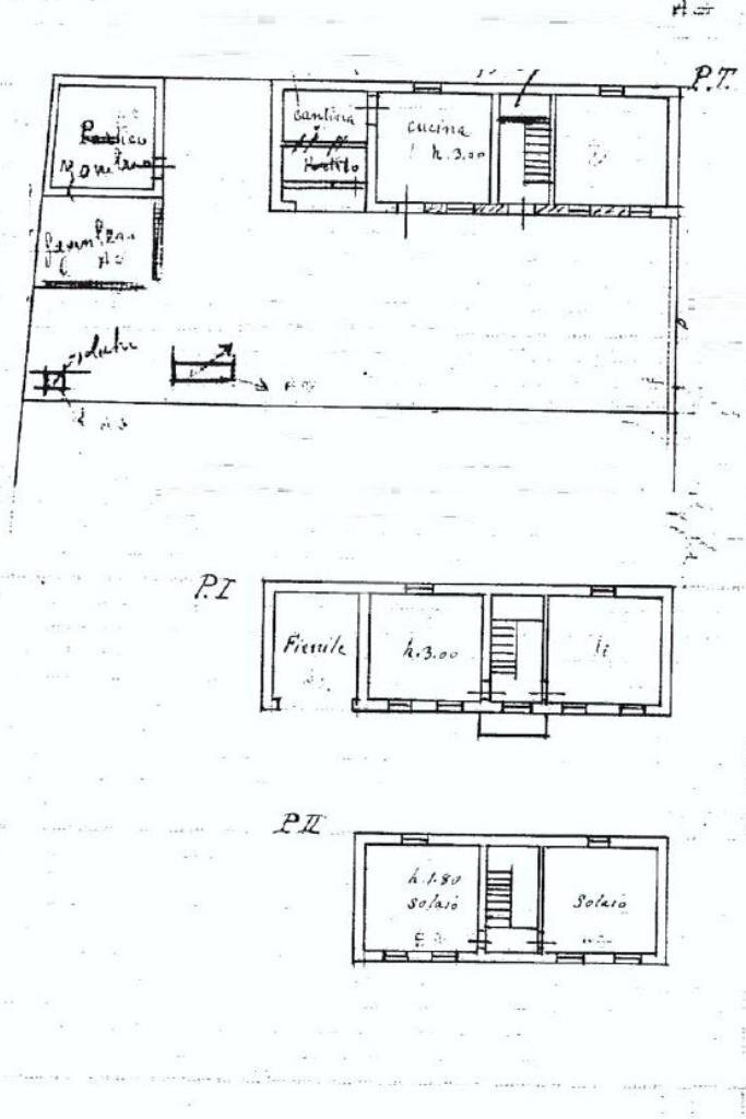 Casa semi indipendente Via Montegrappa, Bozzole - planimetria 1