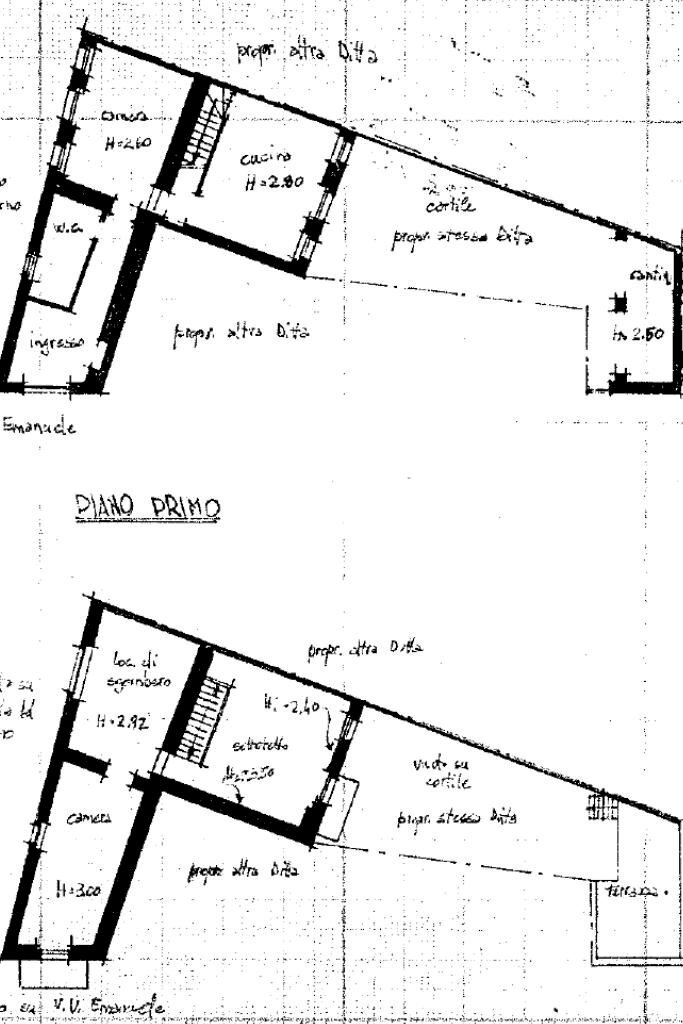 Casa semi indipendente Via vittorio emanuele, Bozzole - planimetria 1