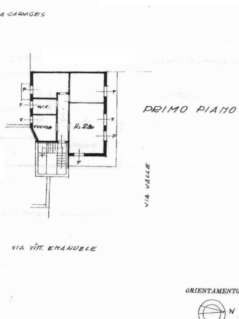 Three-room apartment Via valle, Borgo Ticino - floor plans 1