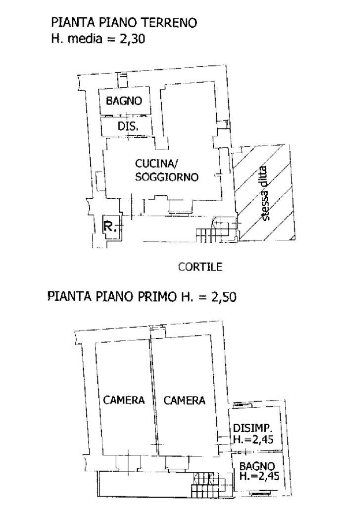 Casa semi indipendente Borgata mantiera, Rubiana - planimetria 1