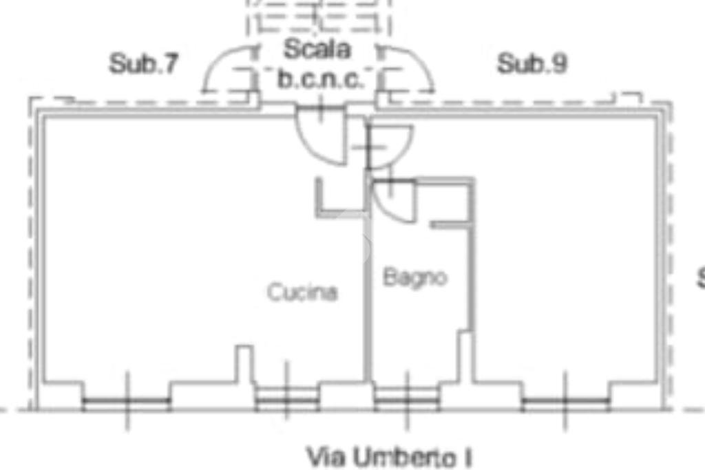 Bilocale Via Umberto I, Bra - planimetria 1