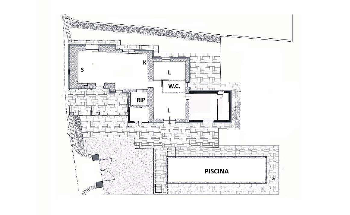 Villa Strada San Cataldo, Martina Franca - planimetria 1