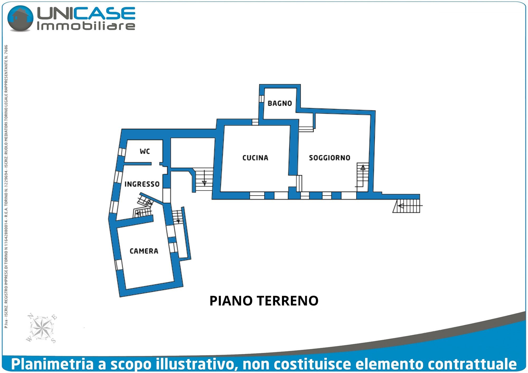 Rustico via Oliva, 20, Lusernetta - planimetria 1