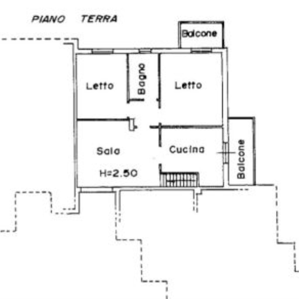 Quadrilocale Via Pedagna, 22C, Imola - planimetria 1