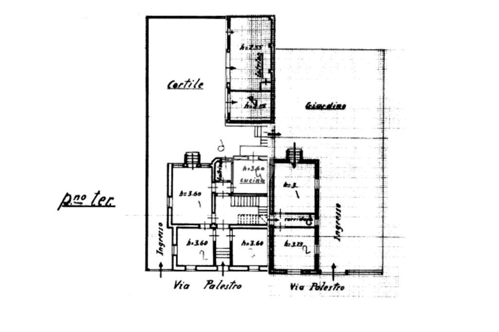 Villa Via Palestro, Pinerolo - planimetria 1