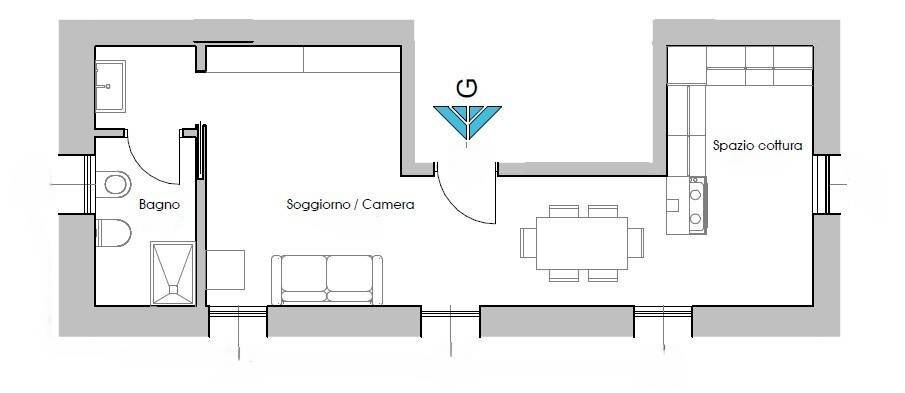 Foto 20 - Appartamento Via Martiri Patrioti, Malnate - planimetria 1