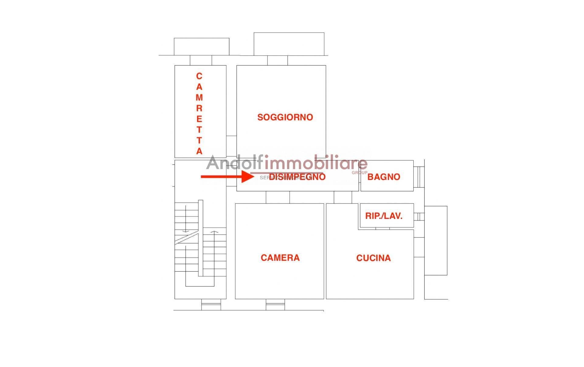 Foto 18 - Four-room apartment Via Atratina, Gaeta - floor plans 1