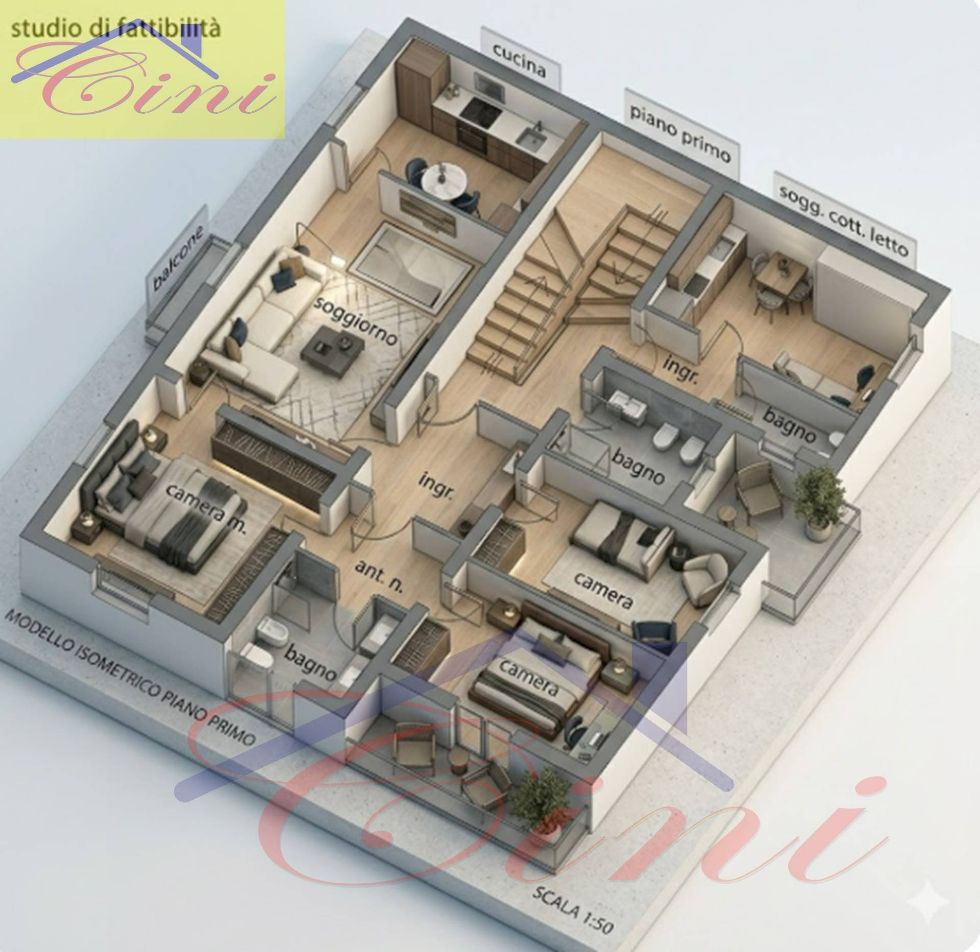 Foto 94 - Villa via valsassina, Lecco - floor plans 1