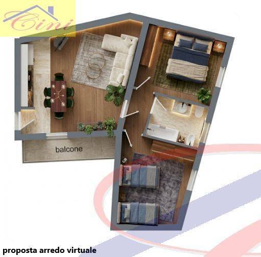 Foto 31 - Three-room apartment via vittorio veneto, Galbiate - floor plans 1
