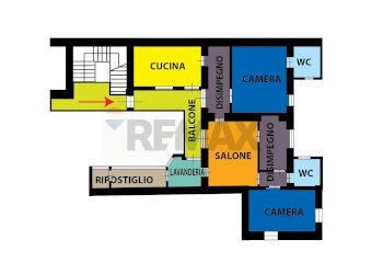 Pianta 2D - Four-room apartment Afragola - photo 8