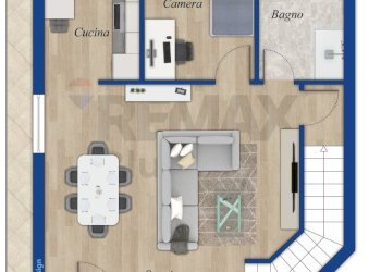 Pianta 2D - Villa Via Castel Chiodato
 
45, Monterotondo - foto 24
