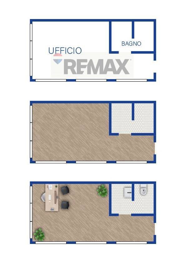Pianta 2D - Office Via Padova, Ferrara - photo 2