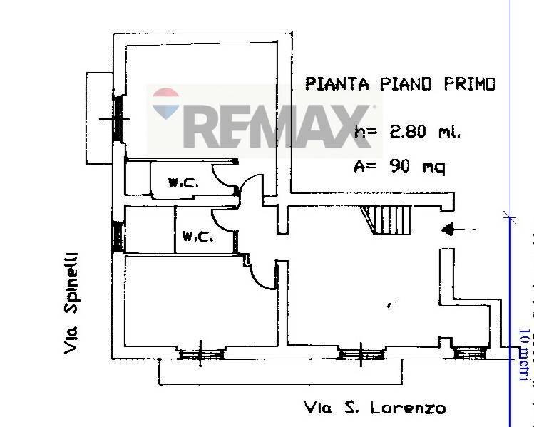 Pianta 2D - Apartment Corso Roma
 
235, Manfredonia - floor plans 1