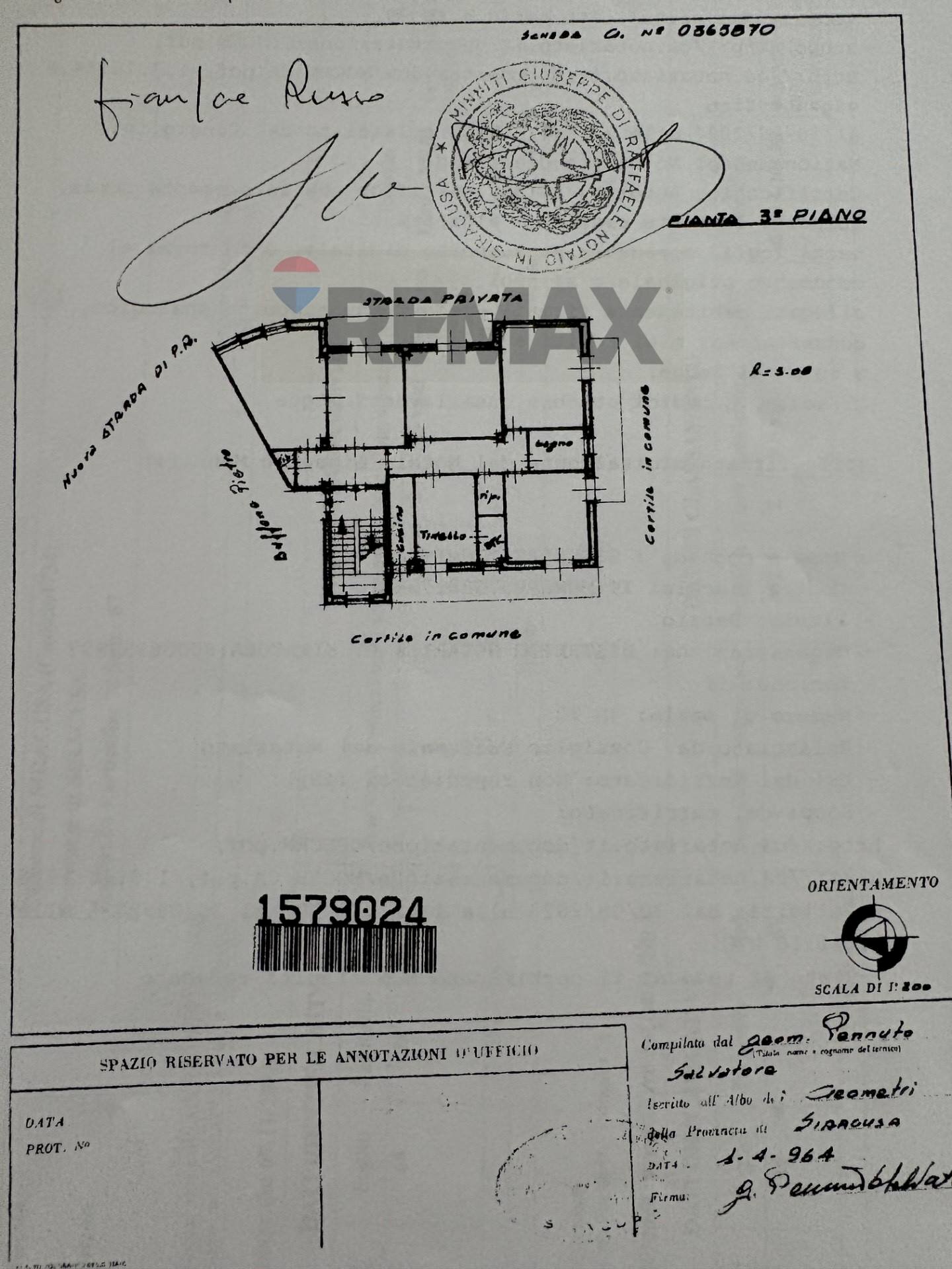 Pianta 2D - Appartamento Via Udine
 
19, Siracusa - planimetria 1