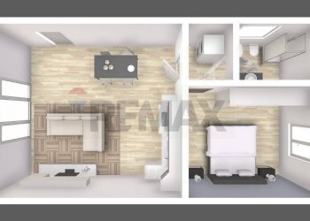 Pianta 3D - Two-room apartment Motta Visconti - photo 16